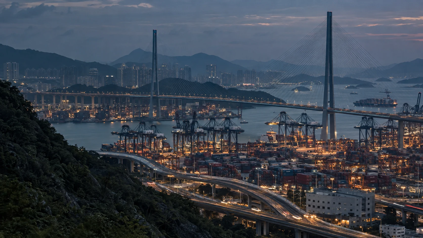 Editorial illustration for Trade, tariffs & supply chains